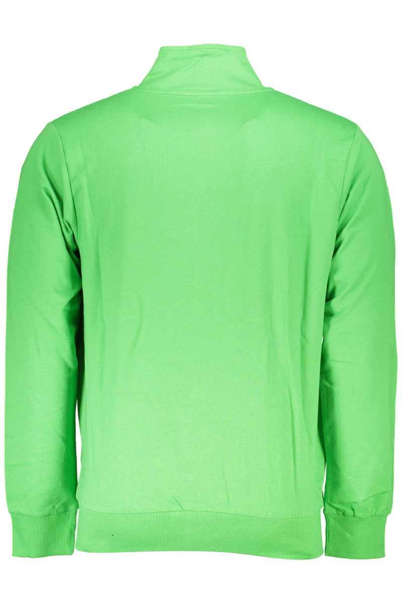 U.S. Grand Polo Green High Collar Embroidered Sweatshirt