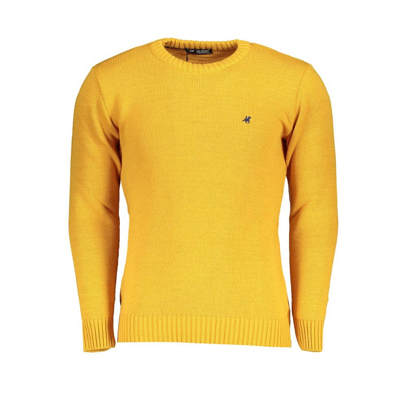 U.S. Grand Polo Yellow Fabric Sweater