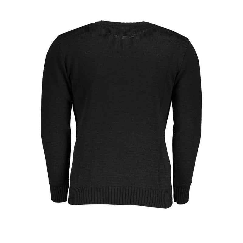 U.S. Grand Polo Black Acrylic Sweater