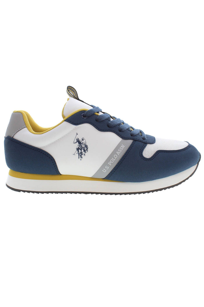 US POLO ASSN. Schicke blaue Sneakers mit Kontrastdetails