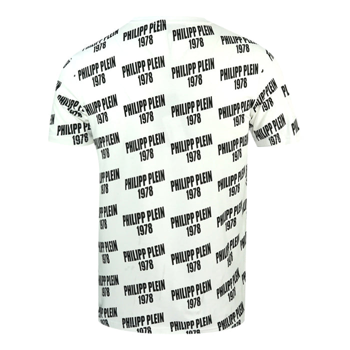 Philipp Plein Mens Utpg21 01 T Shirt White