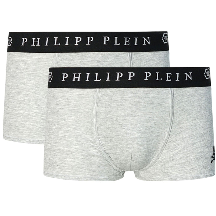 Philipp Plein Mens Boxer Shorts Uupb01 94 Grey