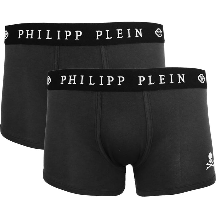 Philipp Plein Mens Boxer Shorts Uupb01 99 Black