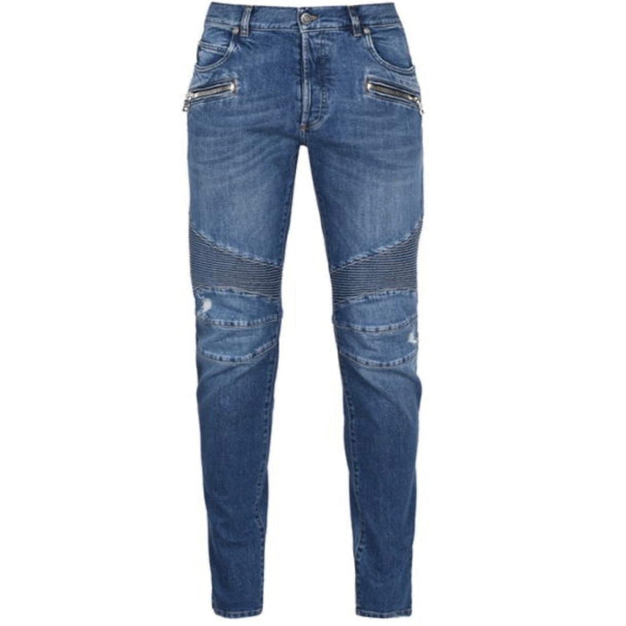 Balmain WH1MH005 031D 6AA Blaue Jeans