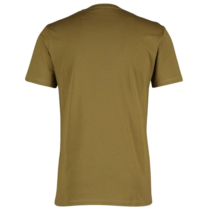 Balmain Mens T Shirt Yh1F022 S8794 Eab Khaki Green